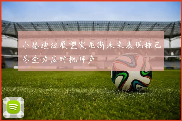 小赫迪拉展望突尼斯未来表现称已尽全力应对批评声